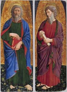 St Philip; St Paul c. 1460 by Francesco da Rimini Giovanni