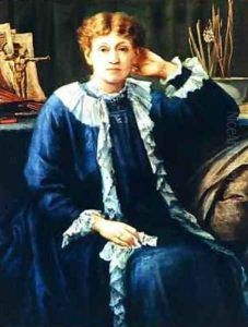 Portrait of Emilie Barrington late 1880s by J. H. Gibbons