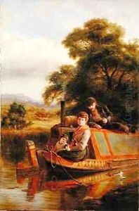 Drifting Along a Canal by Robert Gallon
