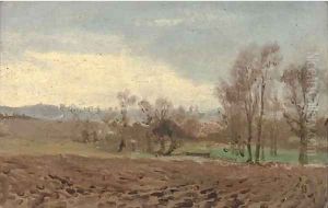 Ploughed field at Higham by Robert Gallon