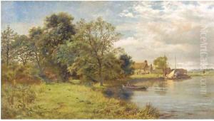 At the waters edge by Robert Gallon