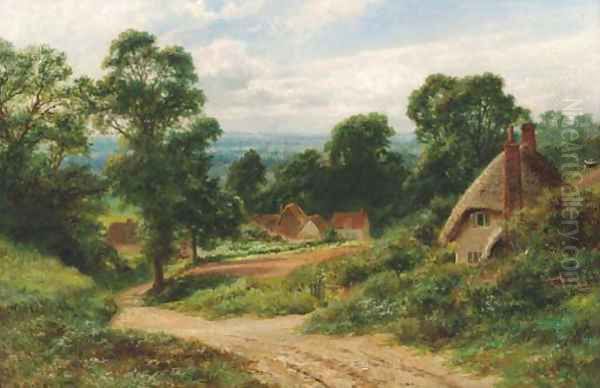 Cottages in an extensive landscape - view 1