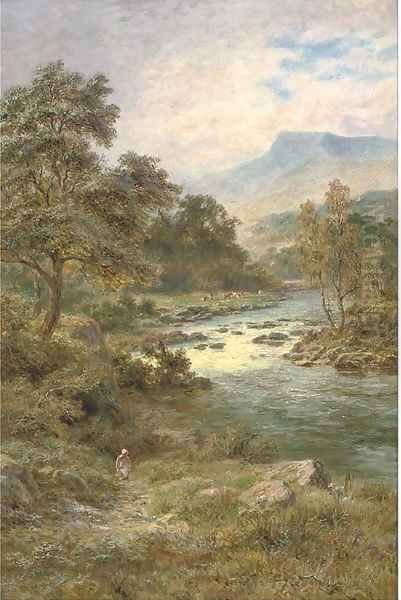 A sunlit bend of the river - view 1