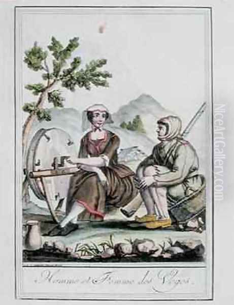 A Man and Woman from the Vosges - view 1