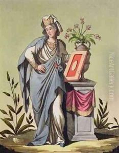Sybil of Cumae No 16 from Antique Rome by Jacques Grasset de Saint-Sauveur