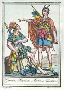 Ancient and Modern Peruvian Warriors by Jacques Grasset de Saint-Sauveur