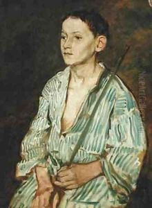 Portrait of a Boy by Eduard Karl Franz von Gebhardt