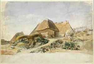 Fishermens Cabins at the Hopesberg Beach by Jacob Gensler