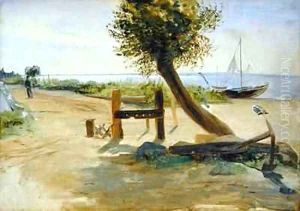 The Banks of the Elbe by Jacob Gensler