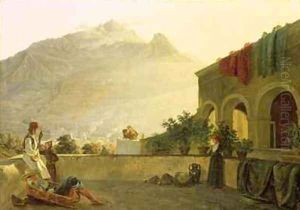 The Sentry on Ischia by Carl Wilhelm Goetzloff