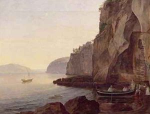 Cocumella near Sorrento by Carl Wilhelm Goetzloff
