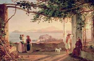 Pozzuoli by Carl Wilhelm Goetzloff