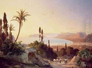 Gulf of Palermo looking towards Cape Zafferano