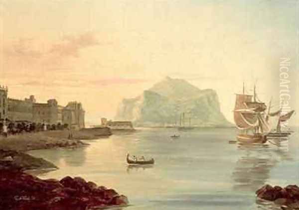 Palermo Harbour with Mount Pellegrino - view 1