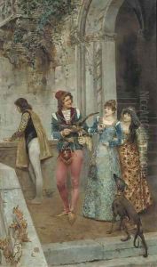 The charming falconer by Edoardo Gioja