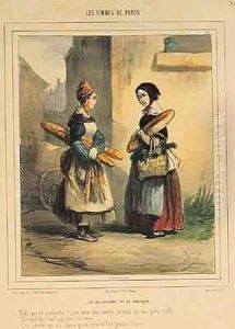 The Bakers Art plate number 27 from the Les Femmes de Paris series