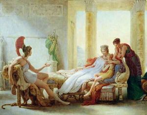 Aeneas telling Dido of the Disaster at Troy by Baron Pierre-Narcisse Guerin