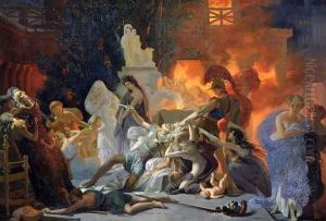 The Death of Priam by Baron Pierre-Narcisse Guerin