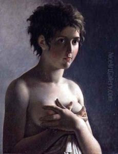 Portrait of a Young Girl by Baron Pierre-Narcisse Guerin