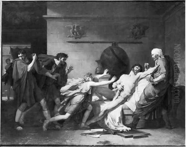The Death of Cato of Utica 95-46 BC by Baron Pierre-Narcisse Guerin