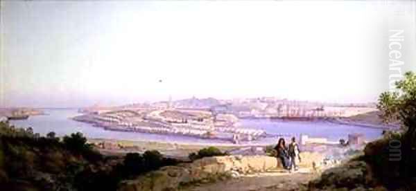 The Infantry Camp at Lazaretto Malta - view 1