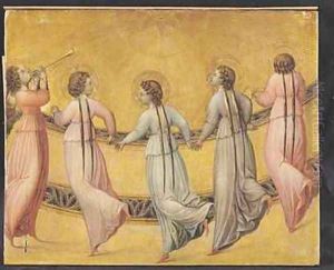 Five Angels Dancing Before the Sun by Paolo di Grazia Giovanni di