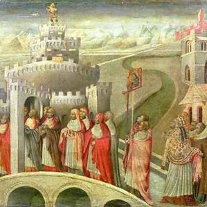 Procession of St Gregory to the Castel St Angelo