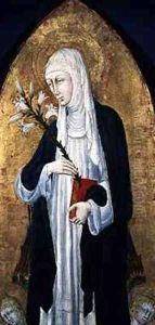 Saint Catherine of Siena 1347-80 by Paolo di Grazia Giovanni di