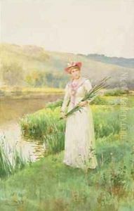 By the River by Arthur Augustus II Glendening