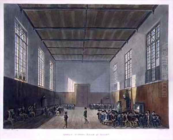 Great School Room of Rugby from History of Rugby School - view 1