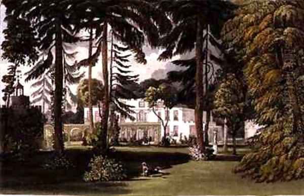 Pelling Place Garden Front from Ackermanns Repository of Arts - view 1