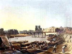 Notre Dame from Views on the Seine by John Gendall
