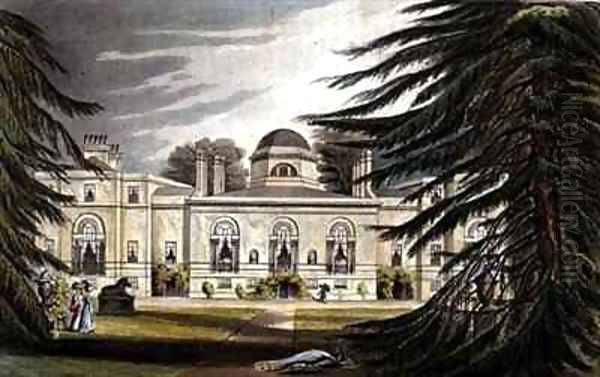 Garden front of Chiswick House - view 1