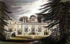 Garden front of Chiswick House by John Gendall