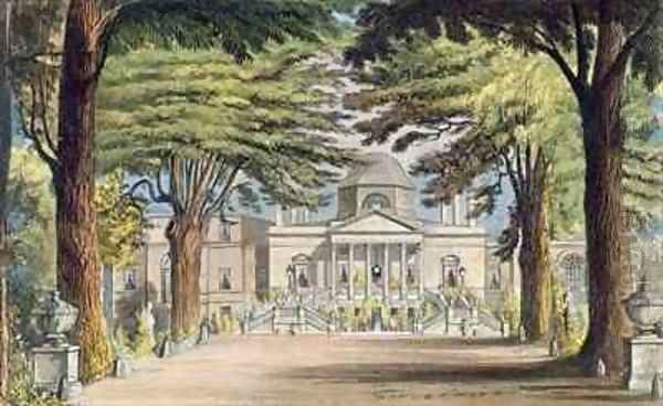 Principal front of Chiswick House - view 1