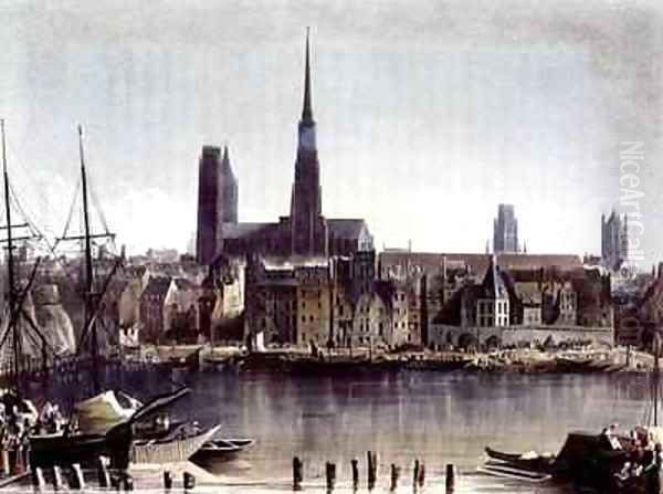 View of Rouen from Views on the Seine - view 1