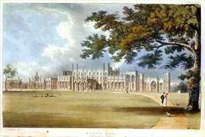 Eaton Hall Entrance Front by John Gendall