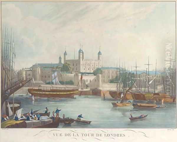 Vue de la Tour de London, Himely - view 1