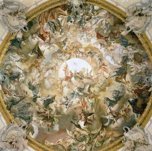 The Apotheosis of St Benedict 1761-63 by Matthaus Gunther