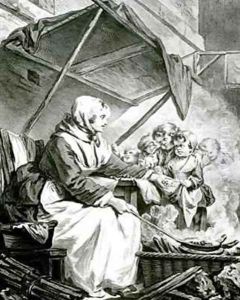 Bargaining Over Chestnuts by Jean Baptiste Greuze