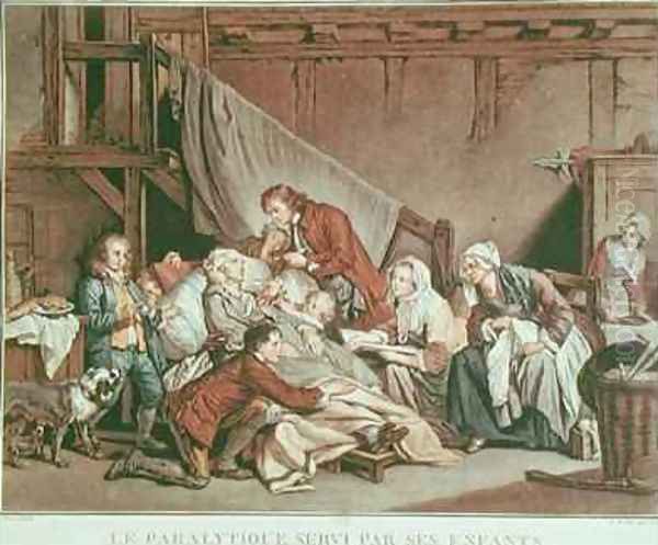 The Paralytic Man Helped by his Children - view 1