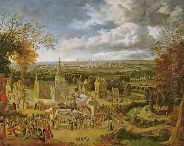 A Fete and View of a City - view 1