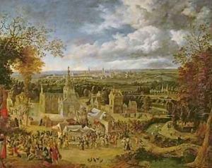 A Fete and View of a City A Fete and View of a City