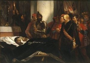 The Last Honours to Counts Egmont and Hoorn by Louis Gallait
