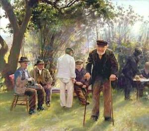 Old Men in Rockingham Park by Walter Bonner Gash