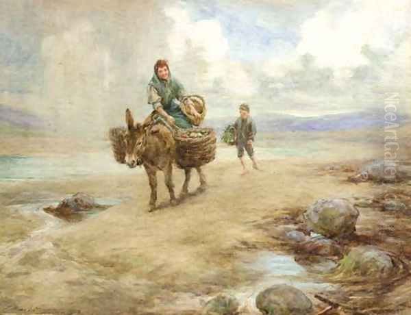 Returning home across the sands - view 1