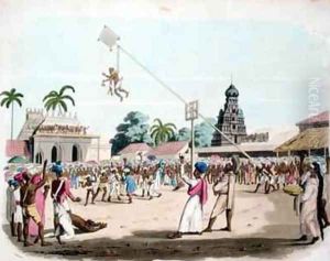 A Barbarous Ceremony from Oriental Drawings by Gold, Charles Emilius