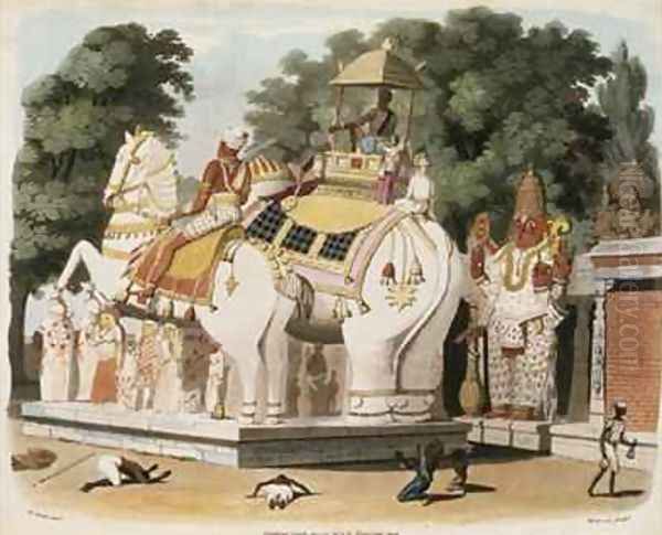 Natives pay homage to their ruler - view 1