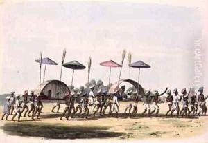 Marriage Procession through the Town of Nagappattinam by Gold, Charles Emilius