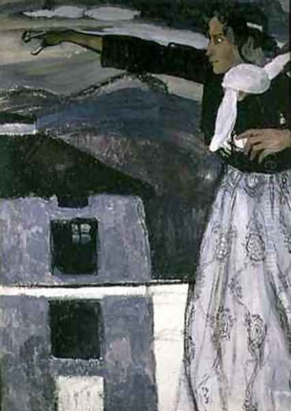 Woman in Grey - view 1